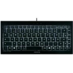 Cherry KC4020 corded Keyboard compact incl.background light USB ultraflat black (DE)