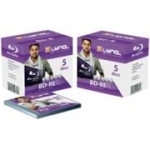  Bluray Xlyne  25GB 5pcs BD-RE jewel case 2x