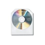 Ednet CD/DVD Hülle aus PP Folie 100 Stück transparent