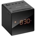 Sony ICF-C1B modernes Uhrenradio mit Alarm-Weckfunktion schwarz