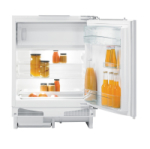 Gorenje RBIU 6092 AW Weiß Unterbau-Kühlschrank, integrierbar, A++, 109/21 Liter, 82cm