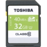 Toshiba Professional 32 GB SDHC Speicherkarte (40 MB/s, Class 10, UHS-I)