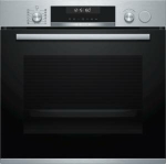 Bosch HRG5184S1 Backofen mit Dampfunterstützung Edelstahl AutoPilot30 LCD-Display Teleskopauszug